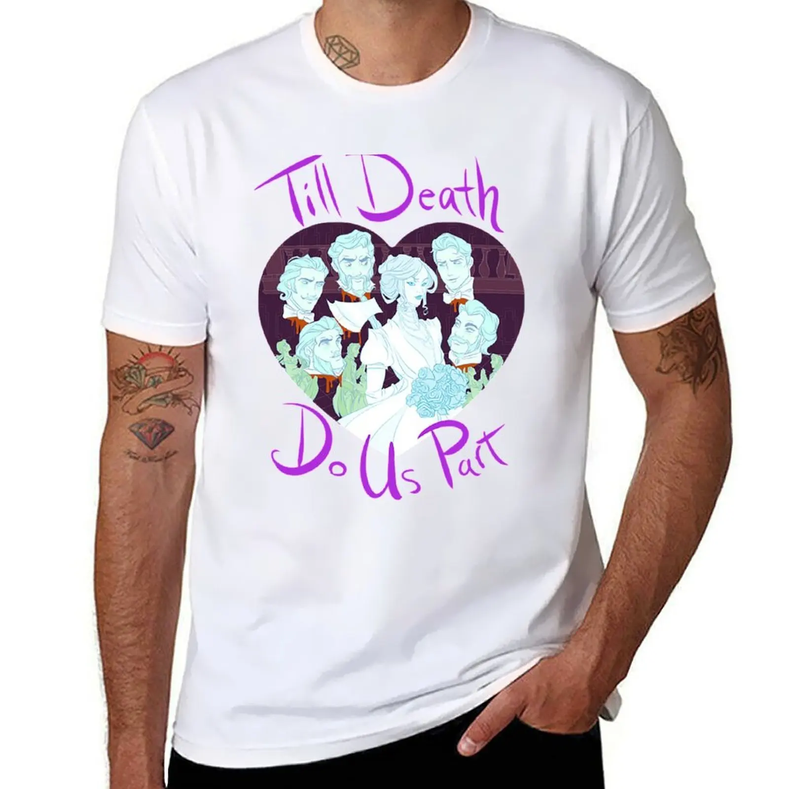 Death Part Do Till Contance: Us Camiseta informal de manga corta para vacaciones