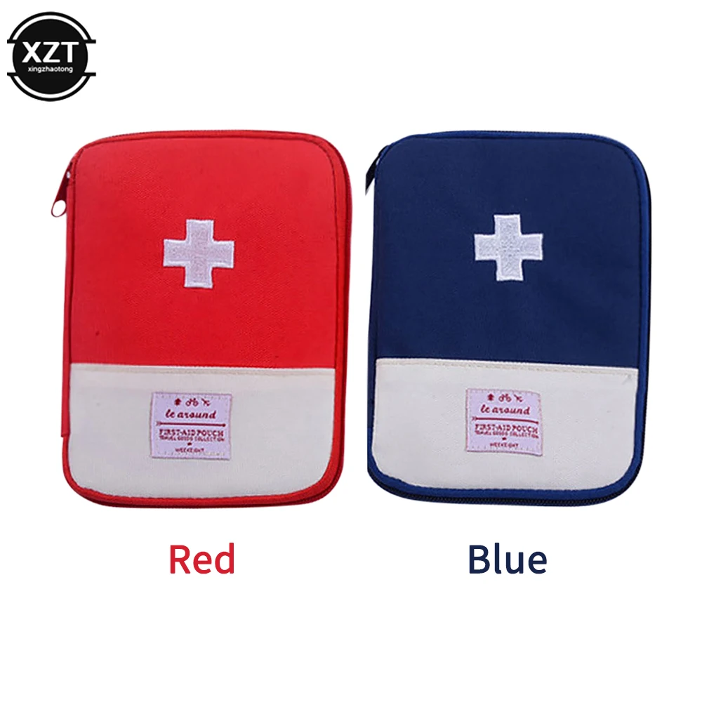 Portable Medicine Bag First Aid Kit Medical Emergency Kit Organizer Outdoor Travel Household Medicine Pill Storage Treatment Bag