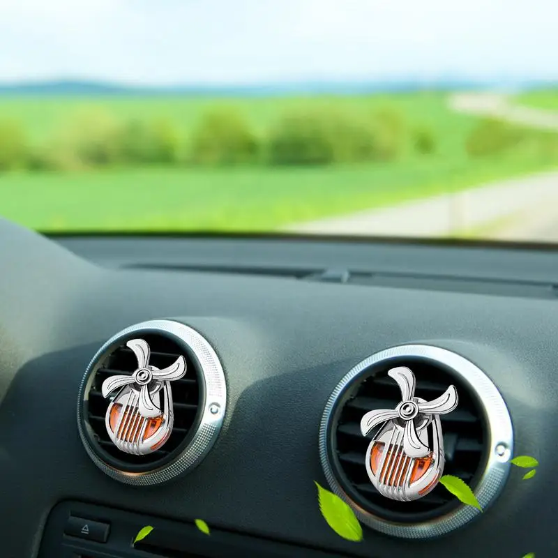 Car Vent Diffuser Auto Perfume Diffuser Decorative Air Freshener Windmill Vehicle Scent Diffuser Freshens Air Efficiently