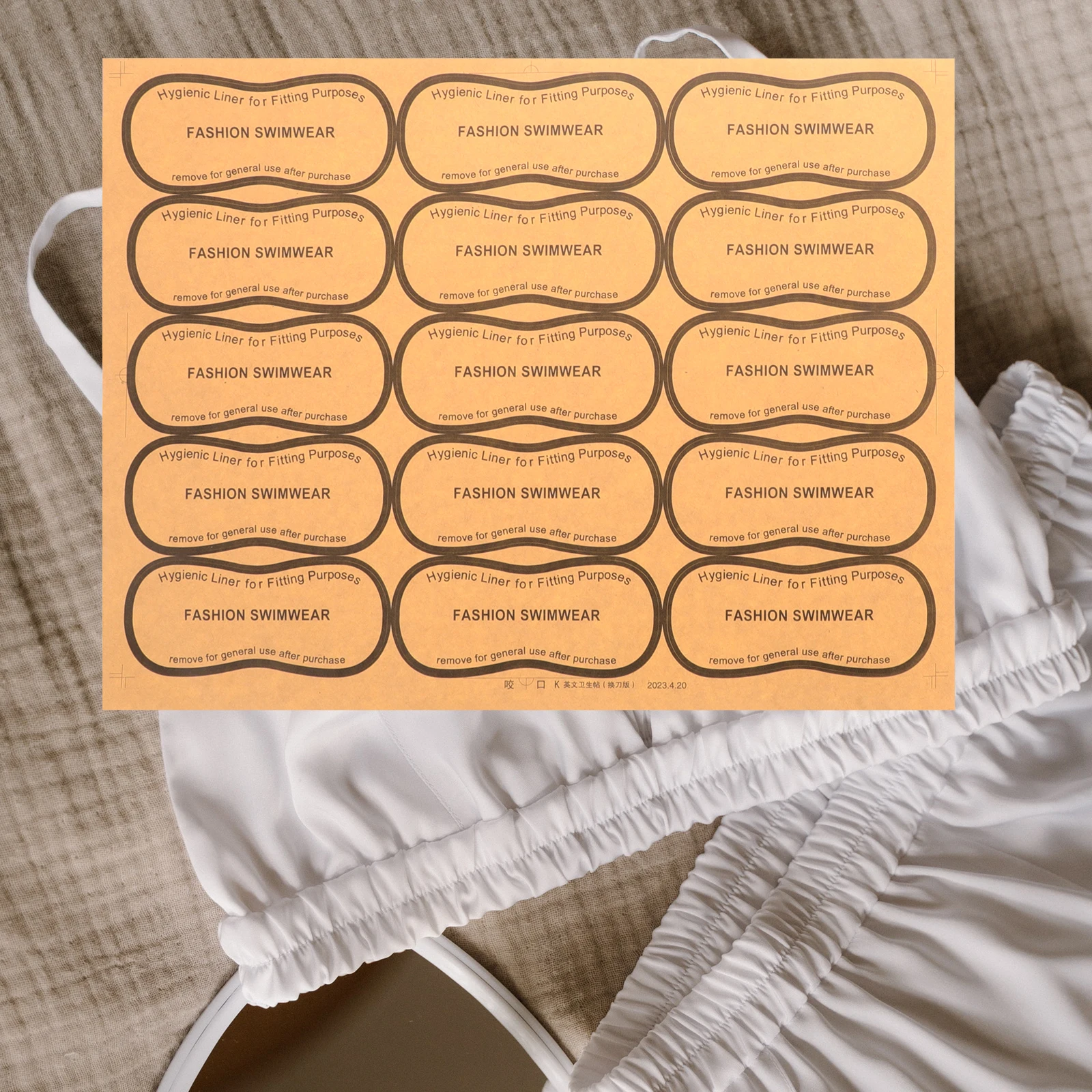

100pcs Bikini Stickers Adhesive Protective Swimwear Lingerie Panty Liner Barrier For Underpants Keep Clean Reusable