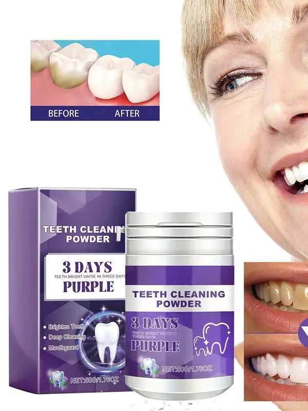 

Tooth Cleaning Powder Whitening Tooth Powder Toothpaste Clean Stains Teeth Whitening Bleaching Powder Toothpaste Oral Cleaning