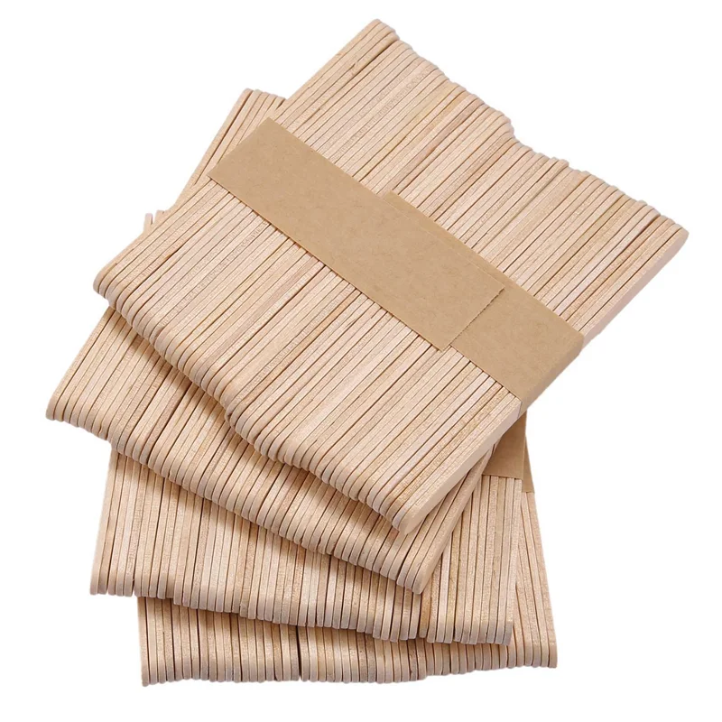 

800 Pcs Craft Sticks Ice Cream Sticks Wooden Popsicle Sticks 114MM Length Treat Sticks Ice Sticks-ABQU