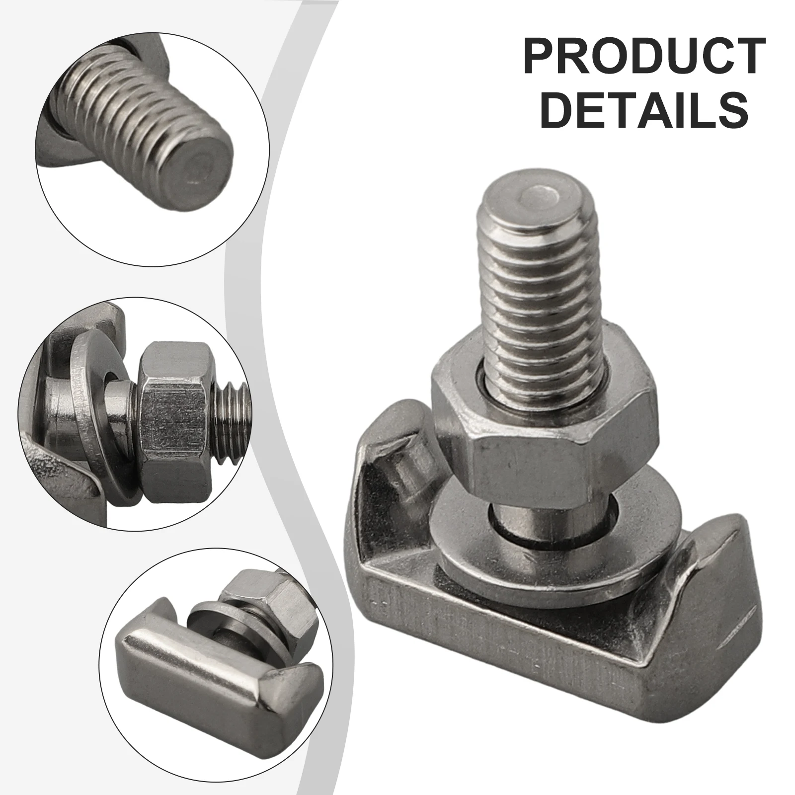 Accessories T Bolt Screw Efficient Long Lasting Performance Precision Reliable Stainless Steel Terminal Versatile Battery