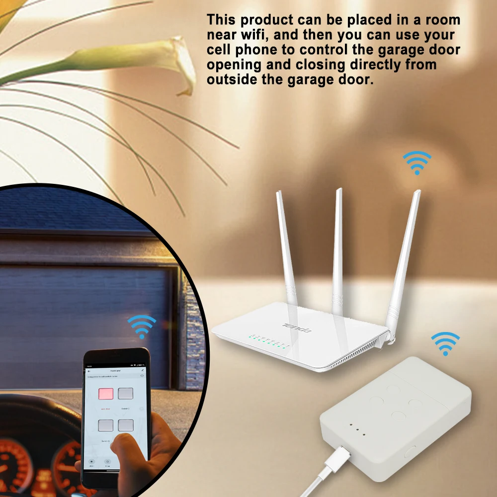 Normstahl / Crawford 標準鋼 EA433 スマートリモコンリレーコンバータ Tuya WIFI インテリジェントオートメーションを実現するため