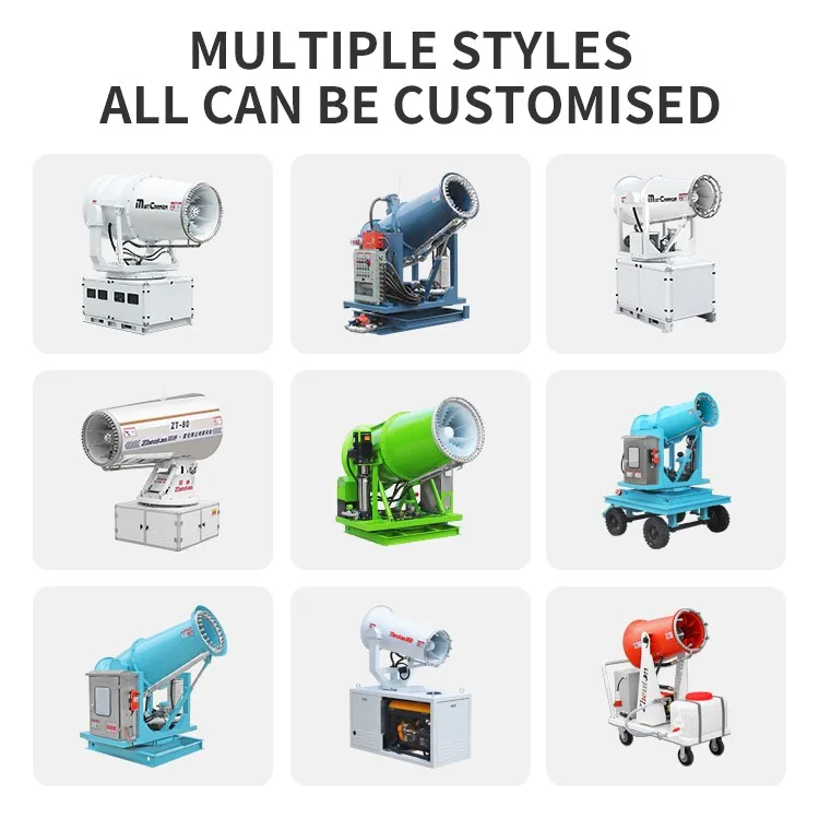 من أجل قمع الغبار والتحكم في حماية البيئة، مدفع المياه، منفاخ الضباب النفاث #3