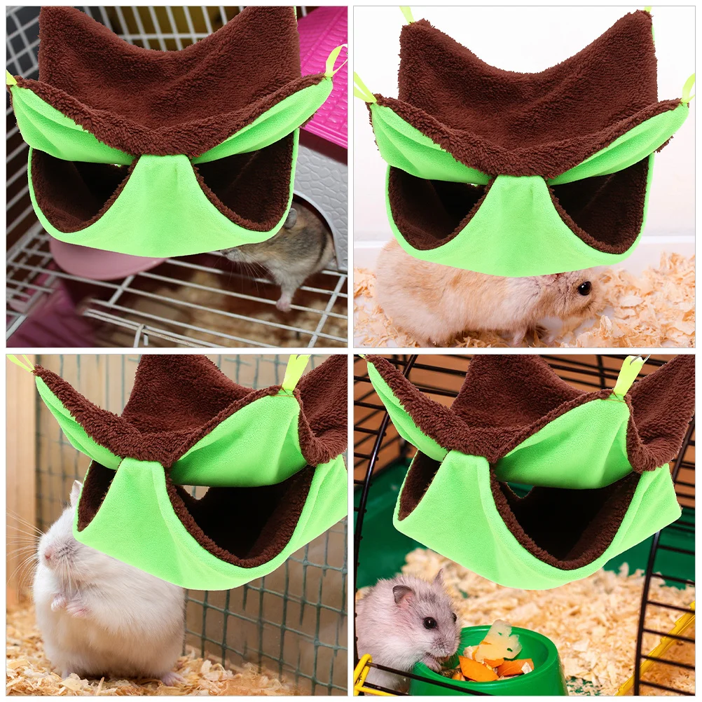 

Cotton Hideout For Small Pets Comfortable Breathable Hammock Bed, Warm Winter Sleeping Nest, Washable Guinea Pig Cage