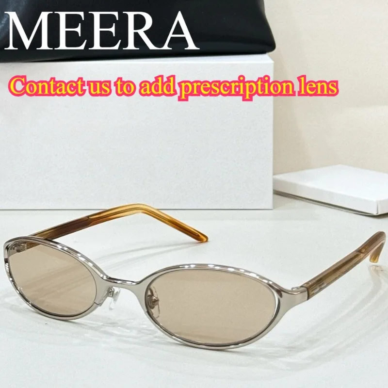 

2026 Korean Fashion Oval Lightweight GM Sunglasses Metal Round Tawny Driving Shades Unisex Anti Fatigue Sun Glasses Uv400 MOODY