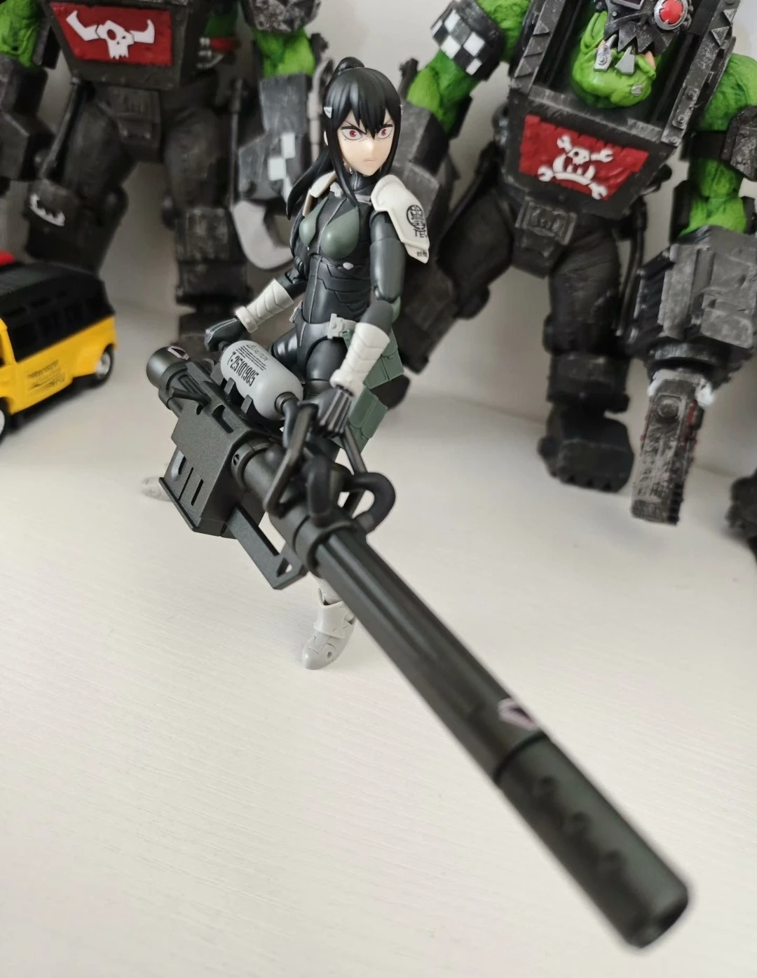 

In Stock Original Bandai S.H.F.iguarts Anime Kaiju No.8 Ashiro Mina PVC Anime Action Figure Model Toys Collection Ornament Gifts