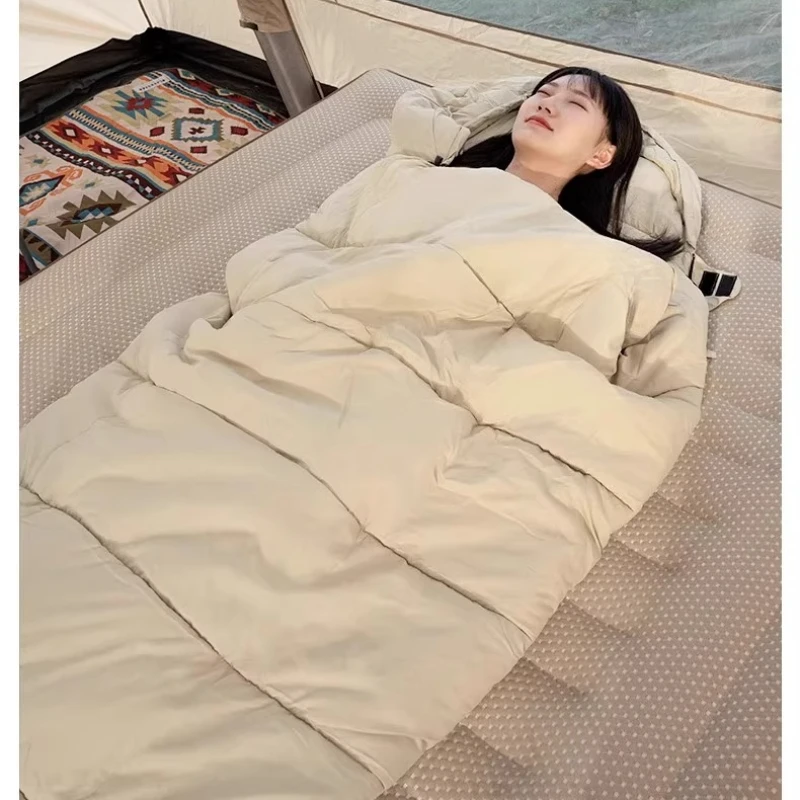 

Outdoor winter adult sleeping bag portable camping down cotton quilt