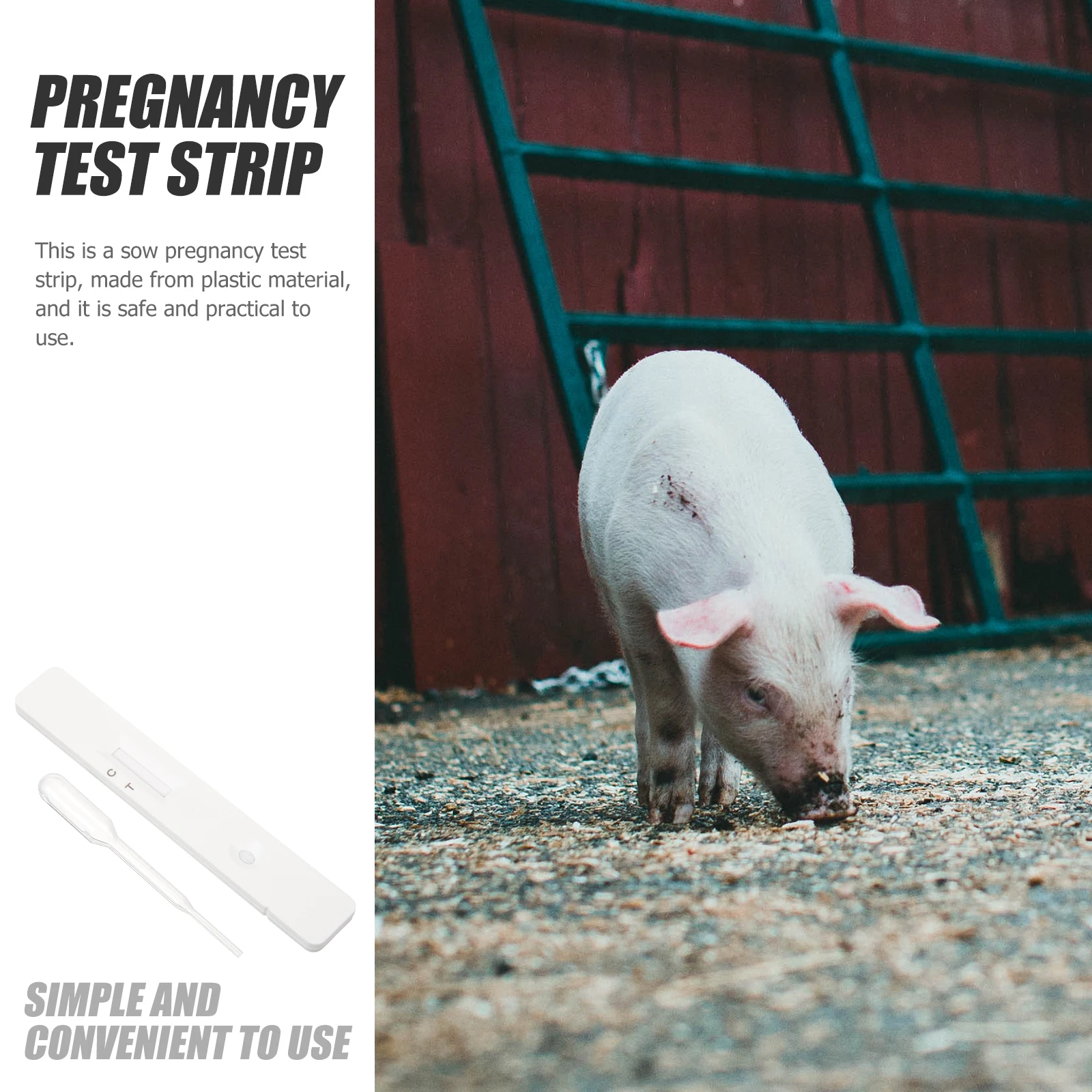 

1 Pregnancy Card for Sows Sow Pig High Accuracy Farm Tester Sow Breeding Supplies Livestock Equipment Pet Goods