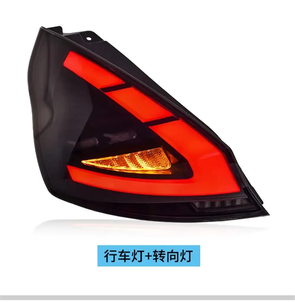 For Ford Fiesta LED Tail Light MK7 ST SE 2009 2010 2011 2012 2013 2014 2015 2016 TailLights LED Running Lamp Fog Lights Europe