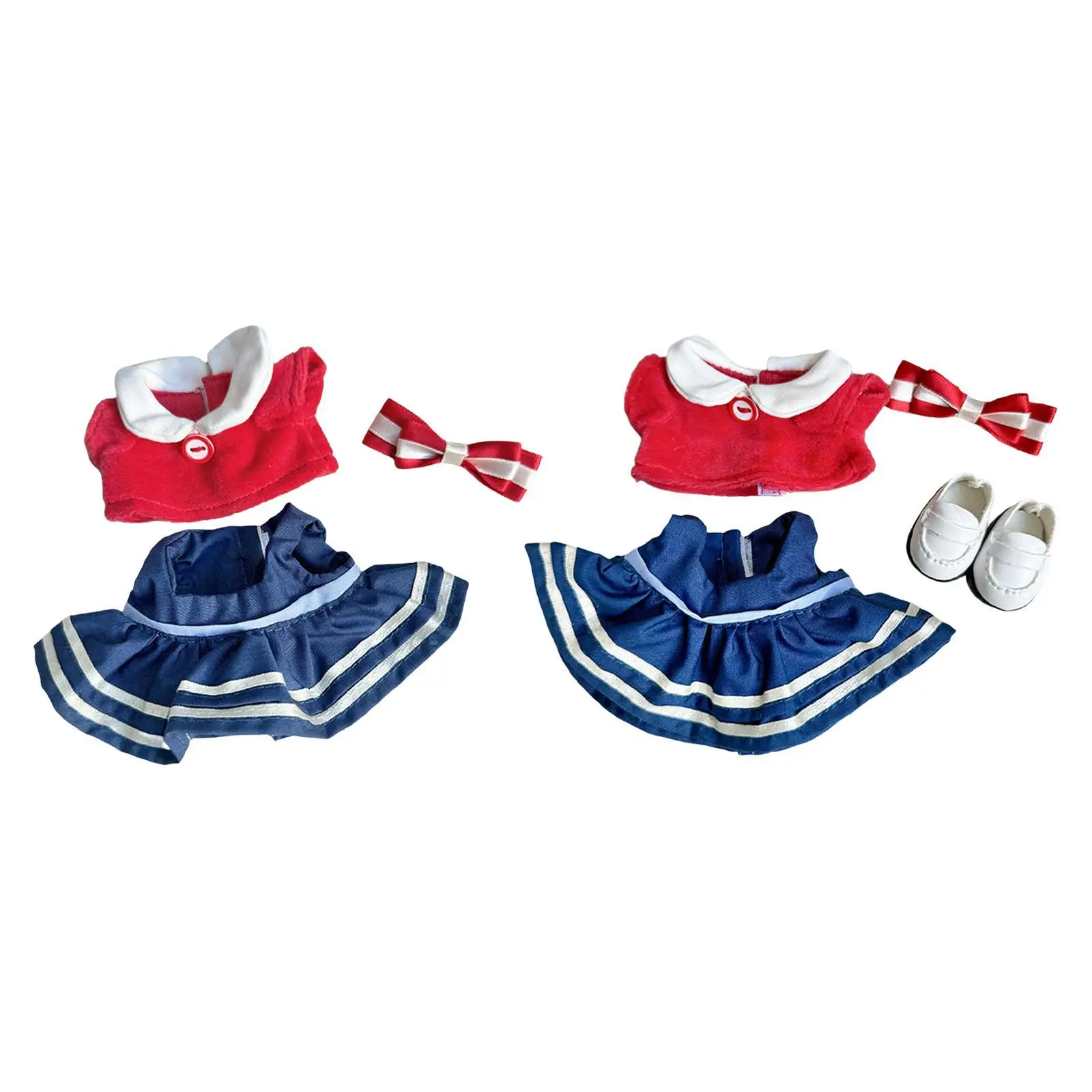 Poppenkleding voor pluche figuren van 10-15 cm, accessoires voor knuffels