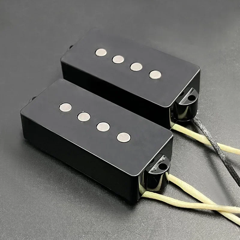 Precision Alnico 5 4-String PB Bass Pickup High Output-11.5K for P Bass With Grey Fiber Bobbin and Brown Enamelled Wire