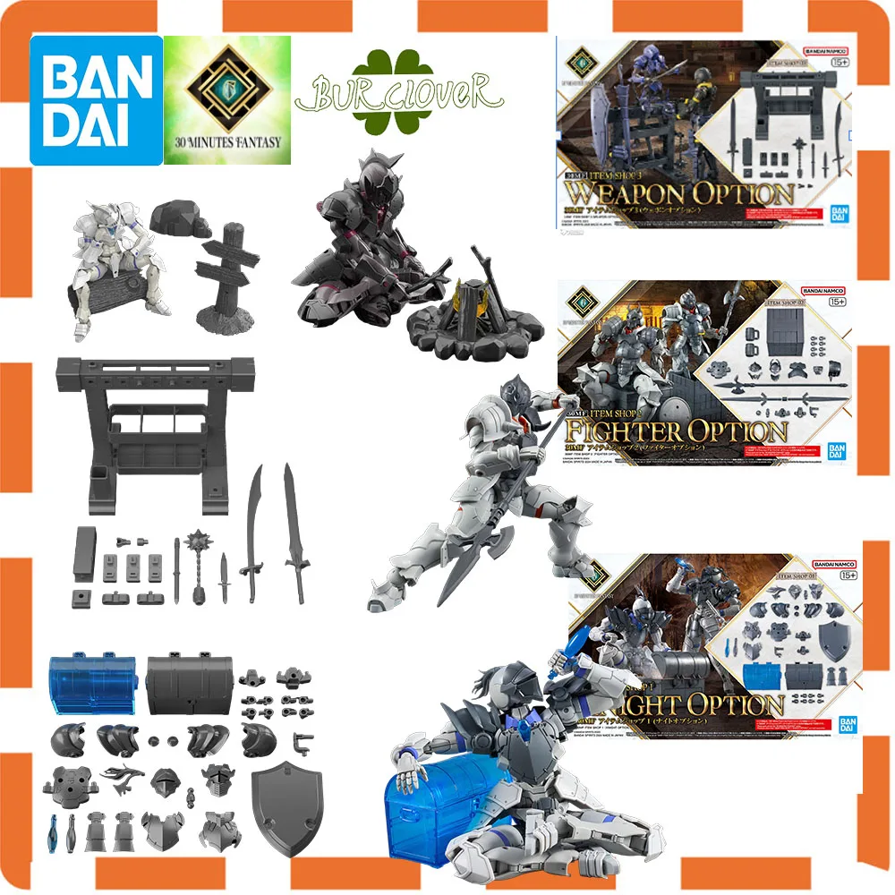 

BANDAI ORIGINAL 30MF Item store 1234 Warri accessory Custom object Anime Figure Assembly Model Toys Collectible IN STOCK