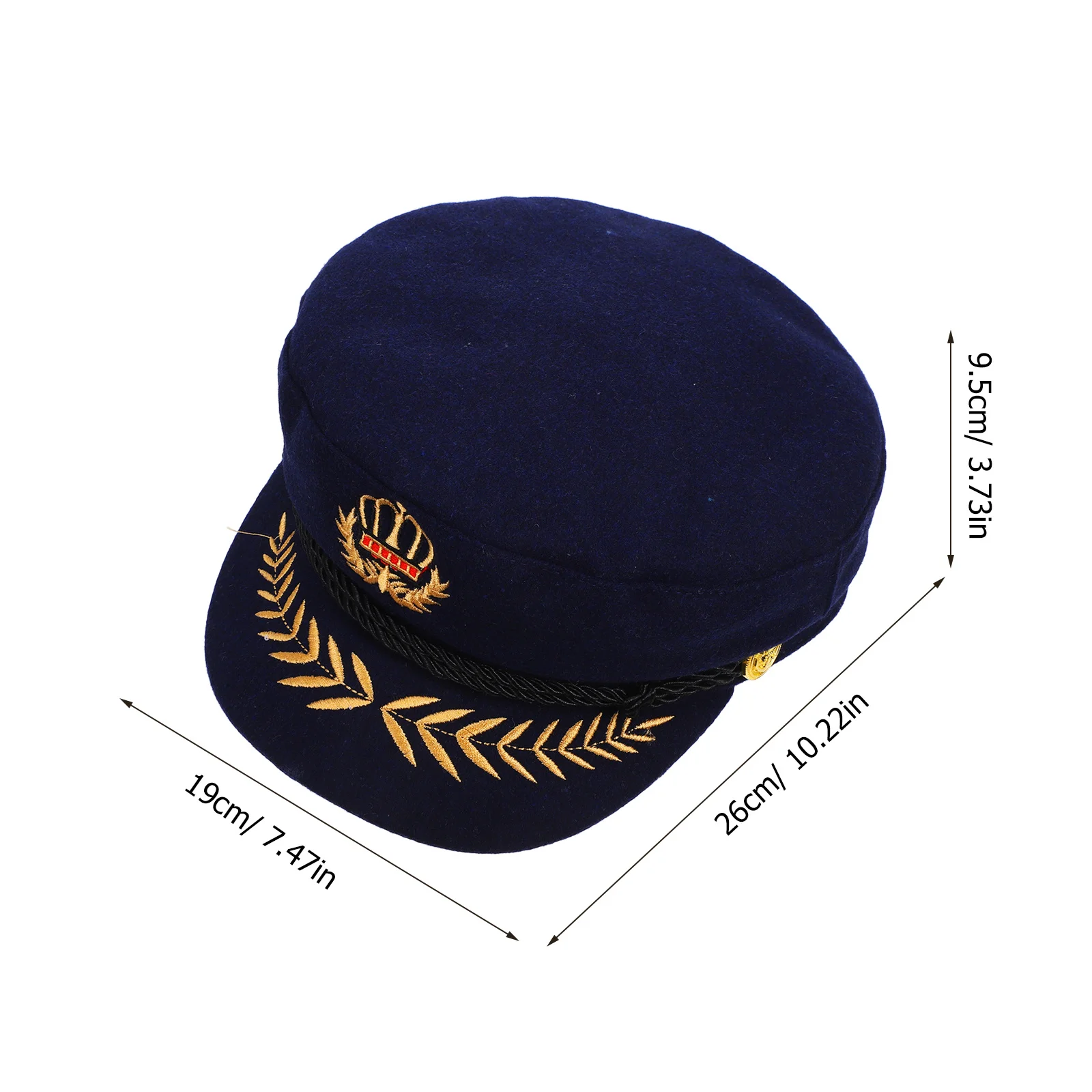 قبعة كابتن البحارة خفيفة الوزن ومتينة ومسامية للرجال والنساء كاجوال لحفلات السفر وقارب كابتن قبعة كوسبلاي