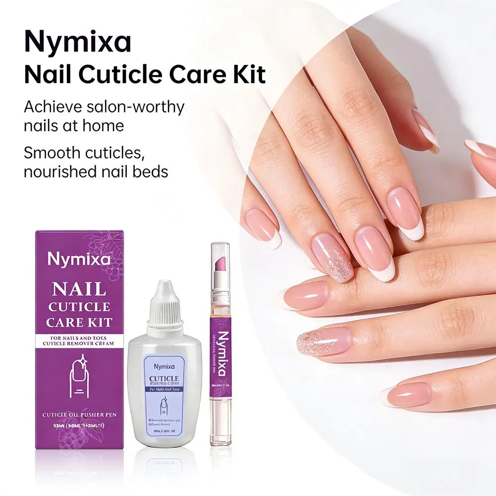 Nail Repair & Strengthening Pen Set Nail Care Cuticle Remover Nail Polish for Dead Skin Gel  Ceramic Cuticle Pusher & Oil Pen