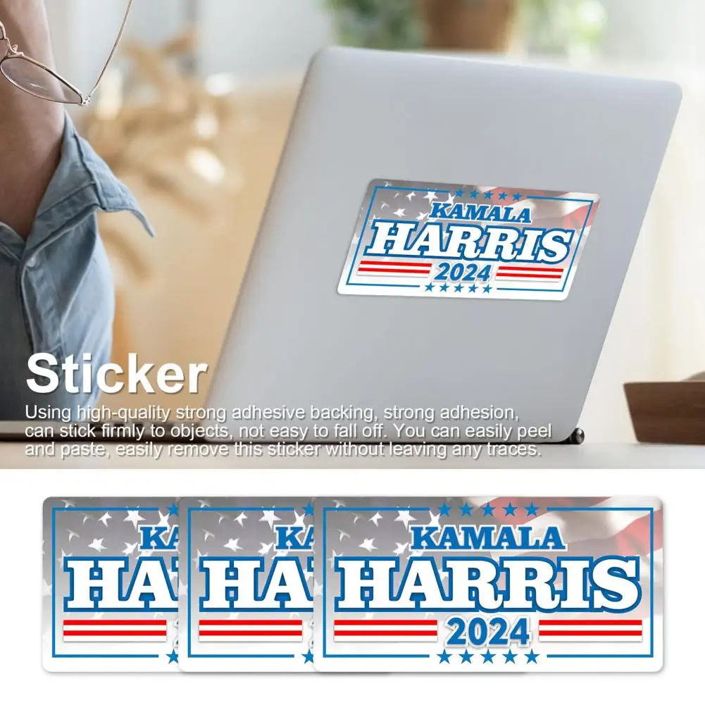 Наклейка премиум-класса Kamala Harris 2024, коллекция наклеек, водонепроницаемые автомобильные наклейки, наклейки для ноутбука, наклейки на бампер для президента