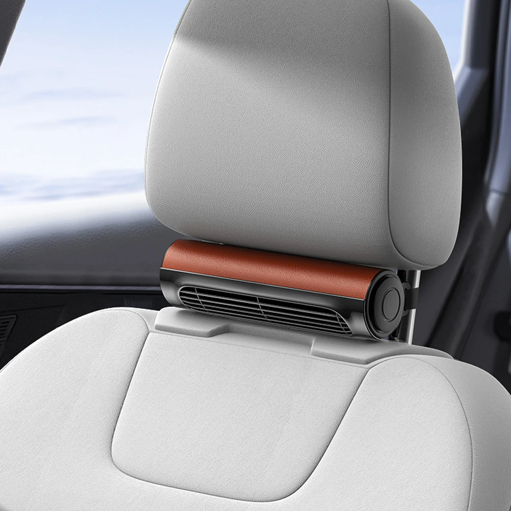 

Охлаждающий воздушный вентилятор на подголовнике автомобиля с питанием от USB, 3-скоростной регулируемый вентилятор на заднем подголовнике для салона автомобиля, малошумный автоматический вентилятор для салона