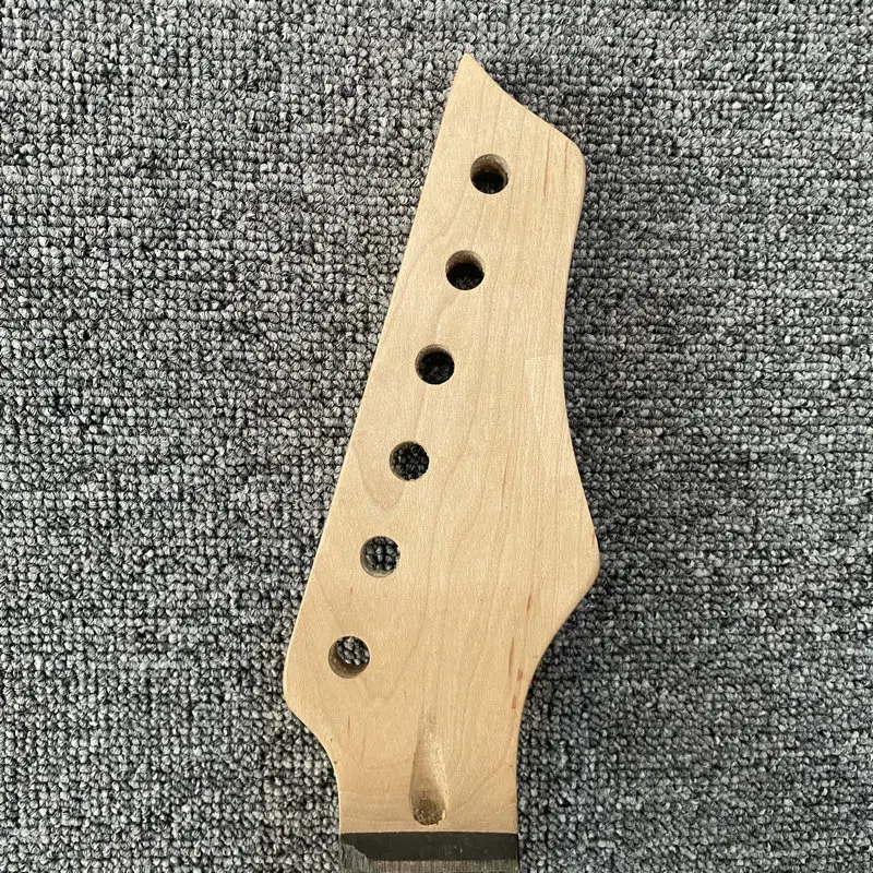 AN892  Unfinished Electric Guitar Neck 6 Strings 22 Frets 648 Scales Length Right Hand DIY Guitar Parts for Replace