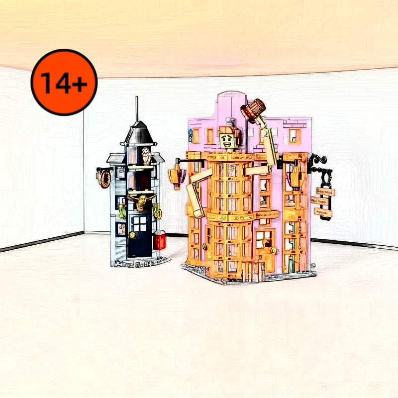 

2026 NEW Magic Tricks Workshop Building Blocks Magical Home Decor Model Ornament Toys For Kids Christmas Birthday Gifts