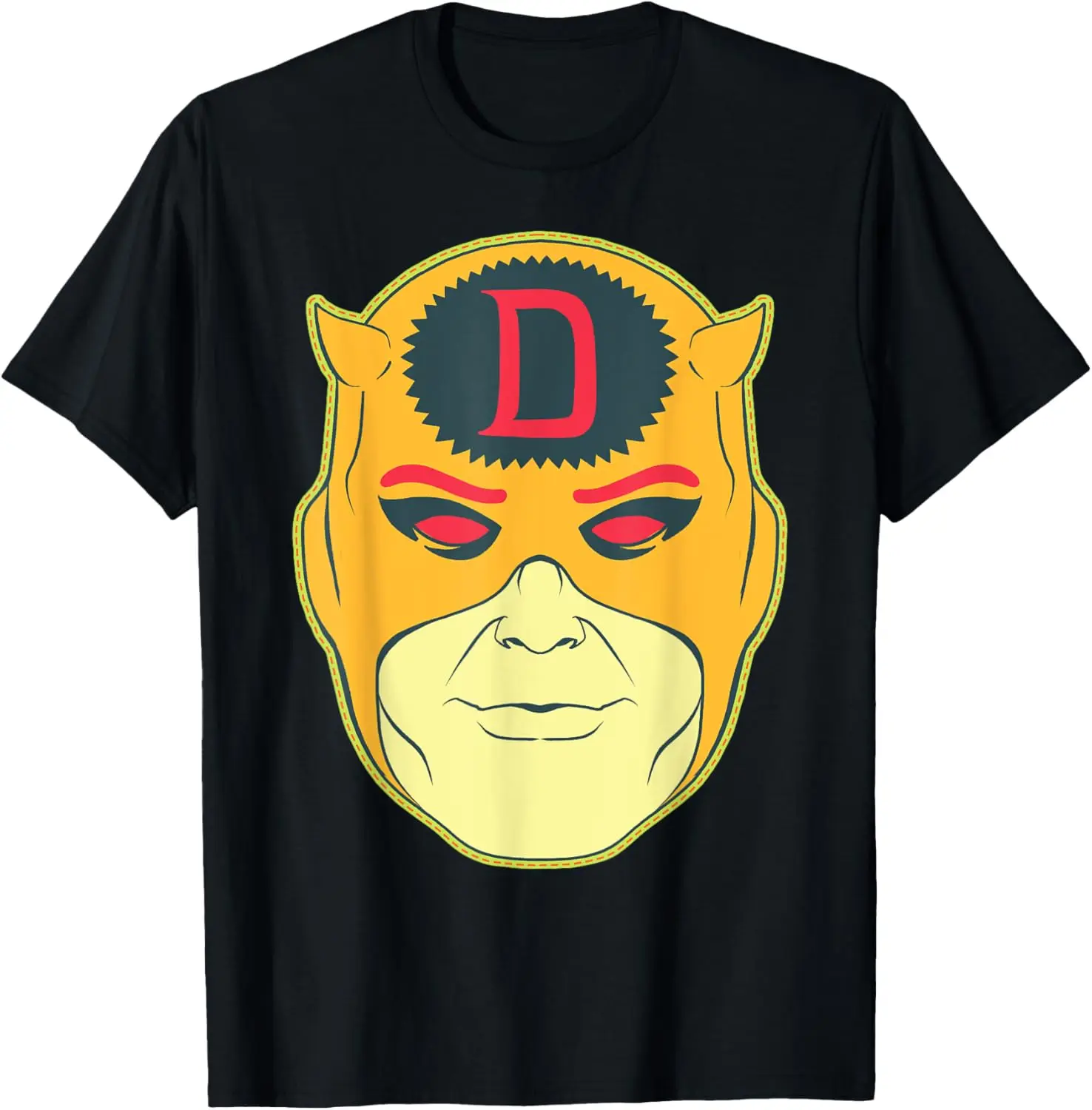 

Marvel Daredevil Halloween Retro Vintage Mask Costume T-Shirt
