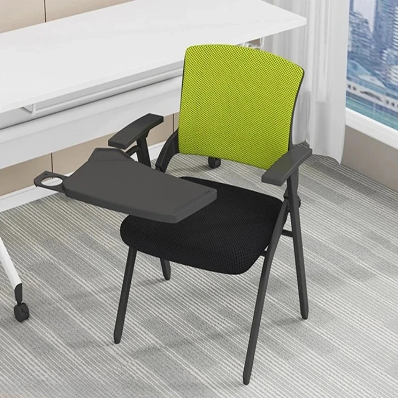 كرسي مكتب قابل للطي، كرسي مؤتمرات بسيط وحديث، اجتماع مكتبي، أثاث مكتبي للتدريب