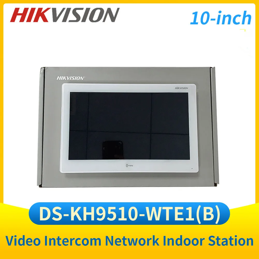 hikvision monitor interno para android tela de interfone de video ip hik connect ds kh9510 wte1b 10 polegadas 01