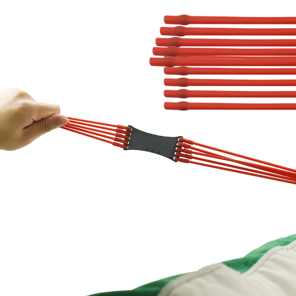 

1745 Tubular Rubber Rubber Band Accessories, 10-Card Bow Head Accessories, Outdoor Large Slingshot Hunting Rubber Bands