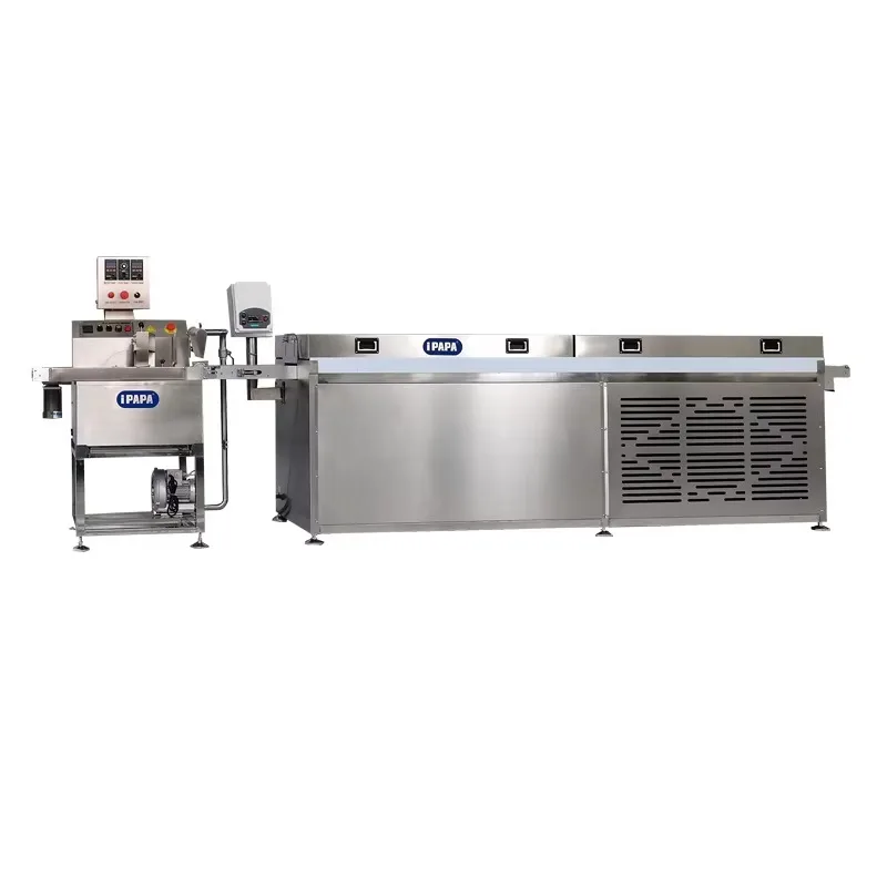 Coating Enrobing Hot Selling Automatic Chocolate Making Machine for Sale