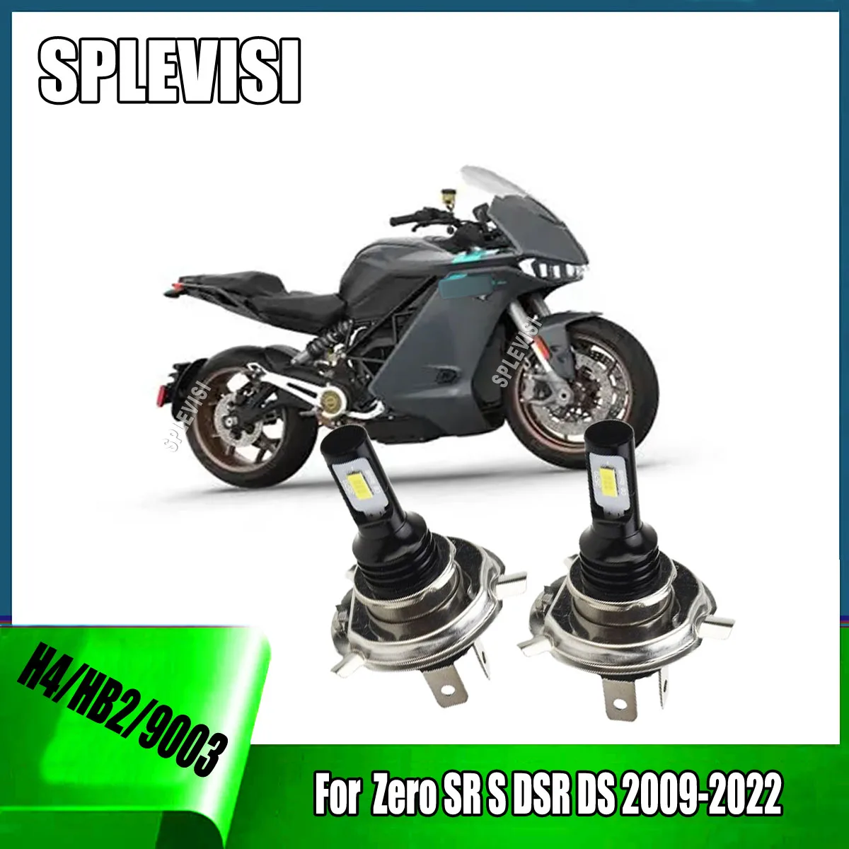 

HB2 H4 LED Whtie Headlight - can be smoothly installed For Zero SR S DSR DS 2009 2010 2011 2012 2013 2014 2015 2016 2017-2022