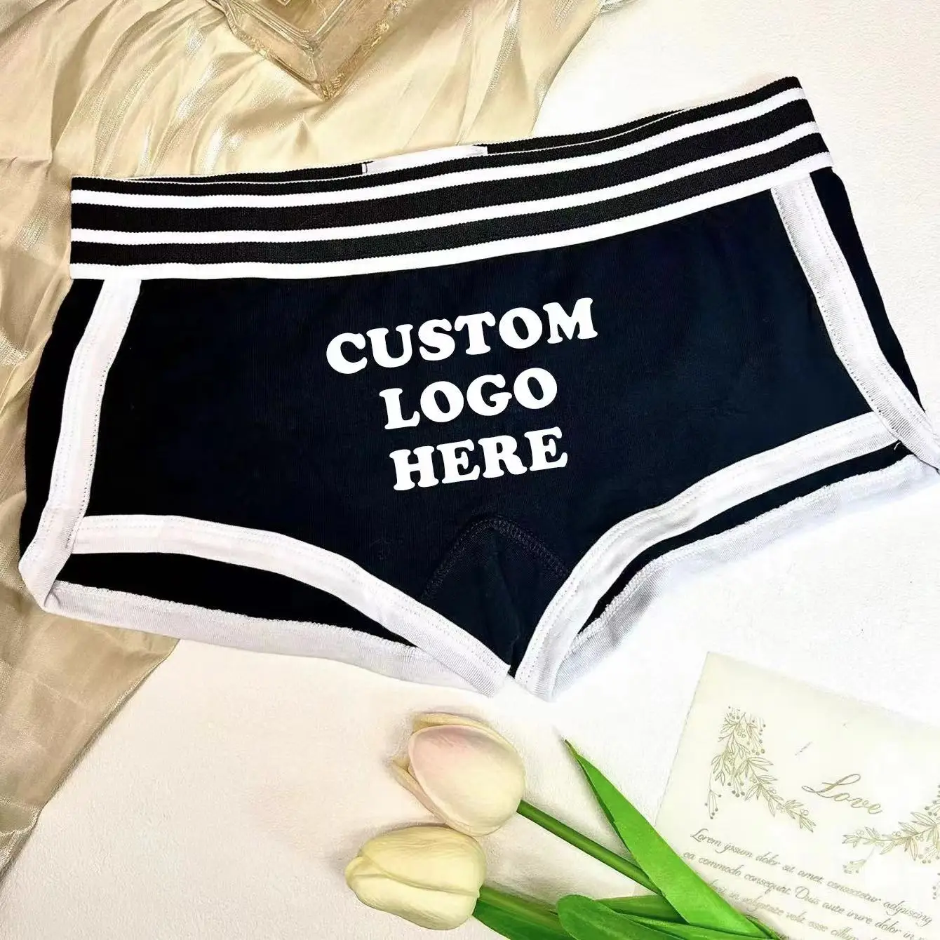 Custom Underwear Customized knickers Boyshort Sexy Girls Home Panties for Women Comfortable Yoga Shorts Personalized Panties