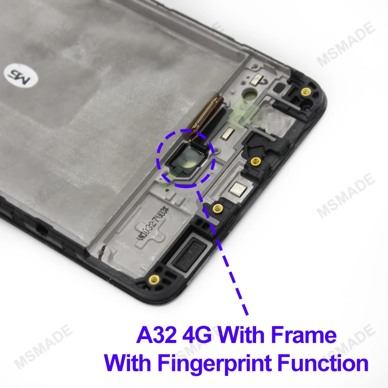 Pantalla AMOLED para Samsung Galaxy A32 4G LCD SM-A325F SM-A325M Display Touch Screen Replacement para Samsung A32 5G Display SM-A326B 4