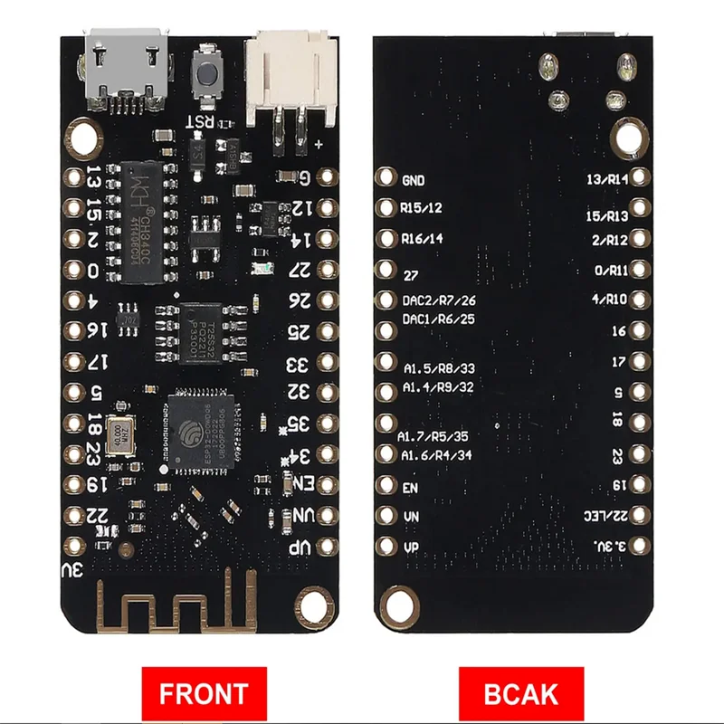 ESP32 Lite V1.0.0 WiFi Bluetooth Development Board Antenna ESP32 ESP-32 REV1 CH340G MicroPython 4MB Type-C USB for Arduino