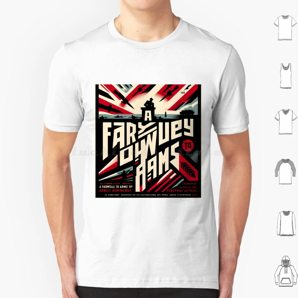 A Farewell To Arms 1950s Communist Poster T Shirt 6xl Cotton Cool Tee Retro Communist Socialist Music Film Book Propaganda