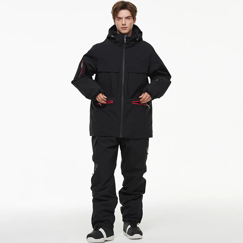 

Women Ski Suits Outdoor Sport Man Snowboard Sets Winter Waterproof Hooded Jacket Pants Mountain Windproof Female Costume Clothes