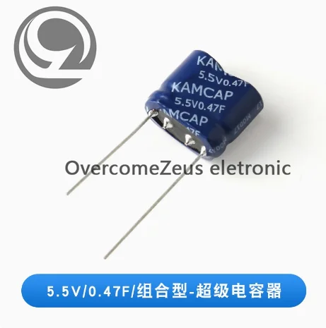 Original In stock Farad Capacitor 5.5V/0.47F/SP-5R5-Z474VY Combination Supercapacitor