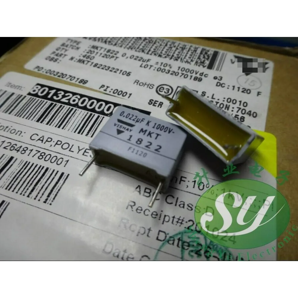 10PCS MKT1822 0.022uf/1000v 22nf 223 new 15mm film capacitor