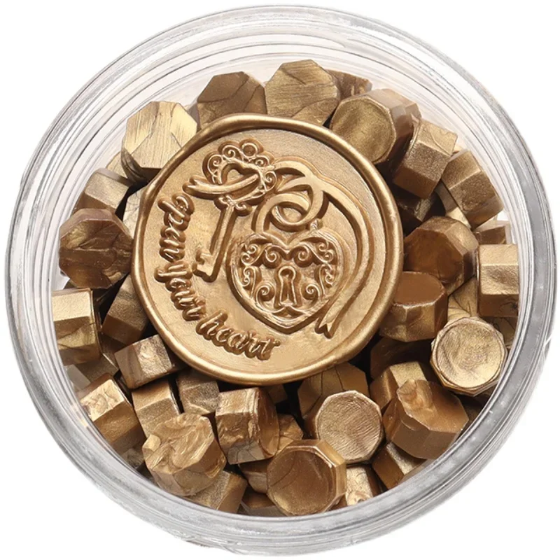 جديد 150 قطعة مزيج طين شمعي ملون للشعر ختم خمر مثمنة ختم الشمع الخرز ختم القصاصات المواد دعوة زفاف مغلف بطاقة بريدية #5