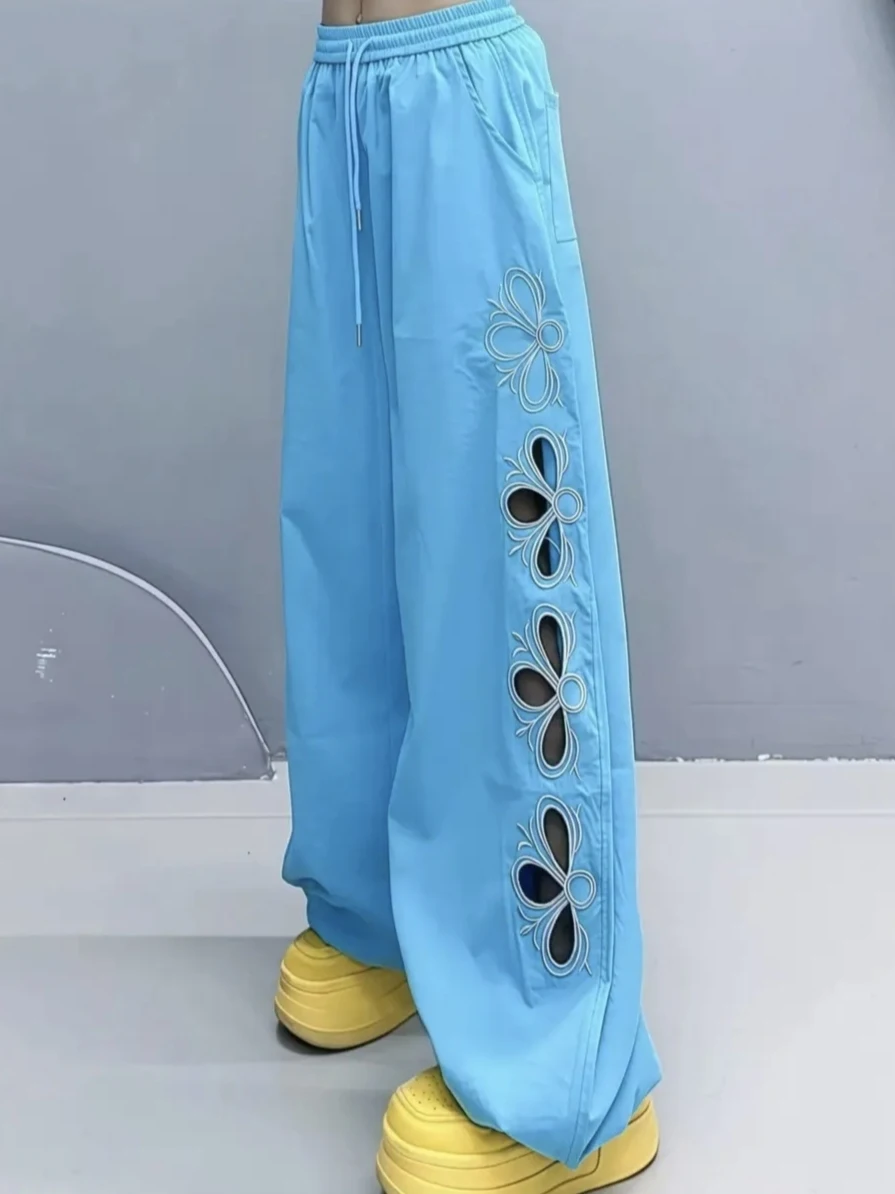 pantalones-de-verano-novedad-bordados-con-diseno-calado-casuales-de-algodon-con-cordon-para-danza-y-fitness-de-cintura-alt