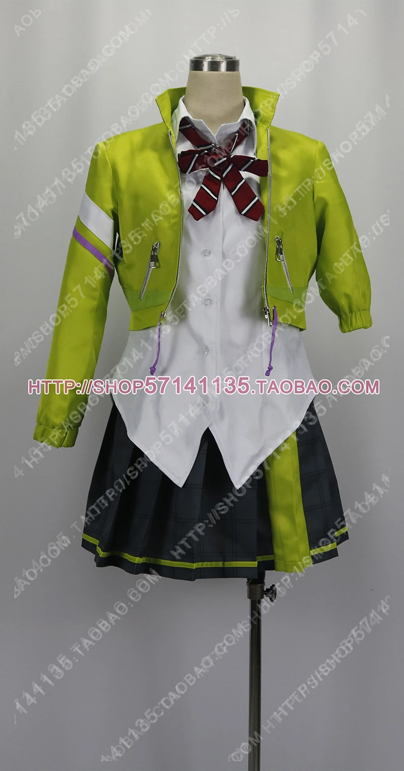 Eme jogo projeto sekai colorido palco hinomori shiho cosplay traje festa terno casaco camisa saias uniforme de halloween feito sob encomenda