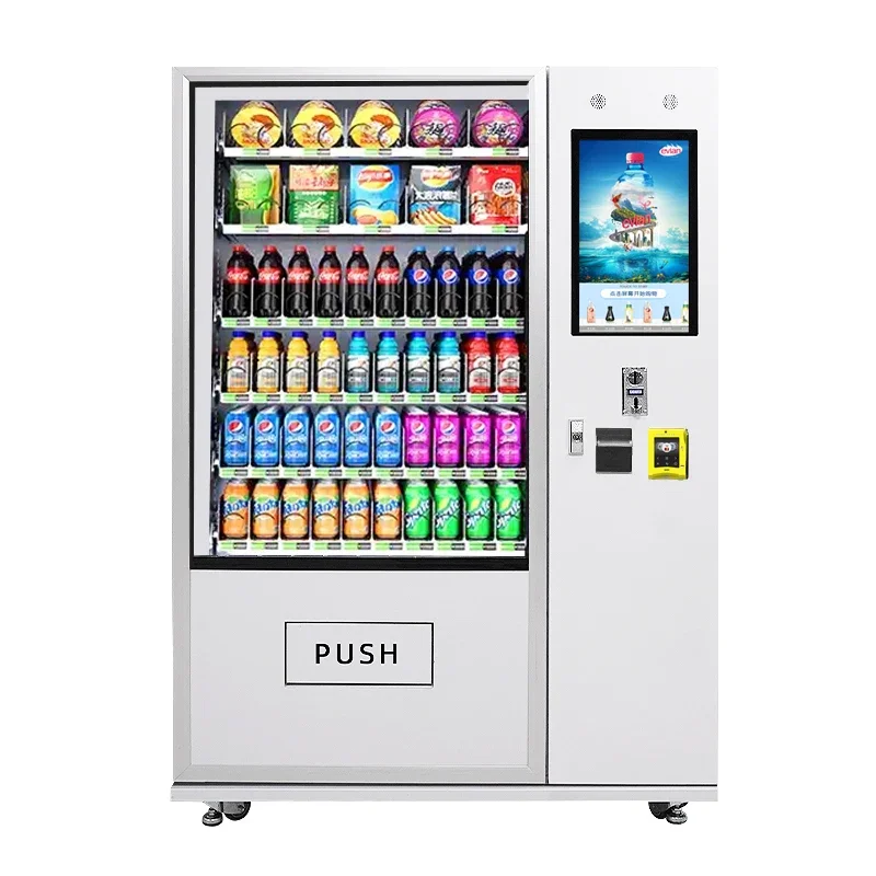 Combo snack food and drink orange juice vending machine commercial water vending machines for sale