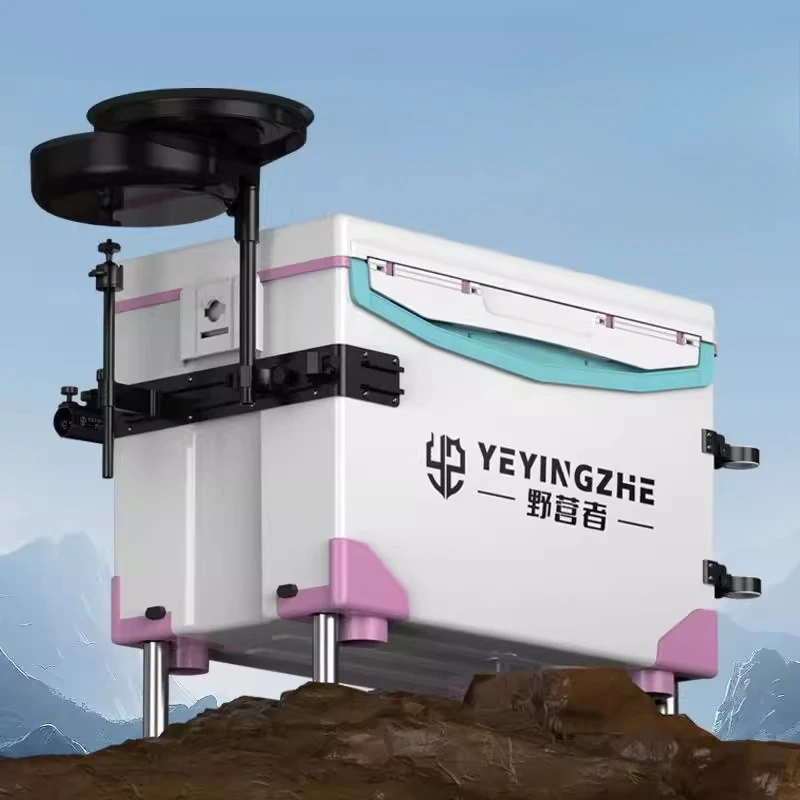 

Система хранения вездеходной рыбалки, многофункциональная коробка для снастей для соревнований, термоизолированный охладитель с плоской вершиной, сменная удочка