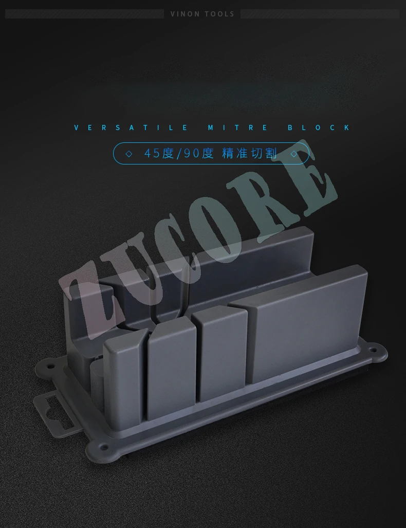 Ferramenta auxiliar para corte de bordas de telhas cerâmicas, ângulo reto ou 45 °   Corte chanfrado