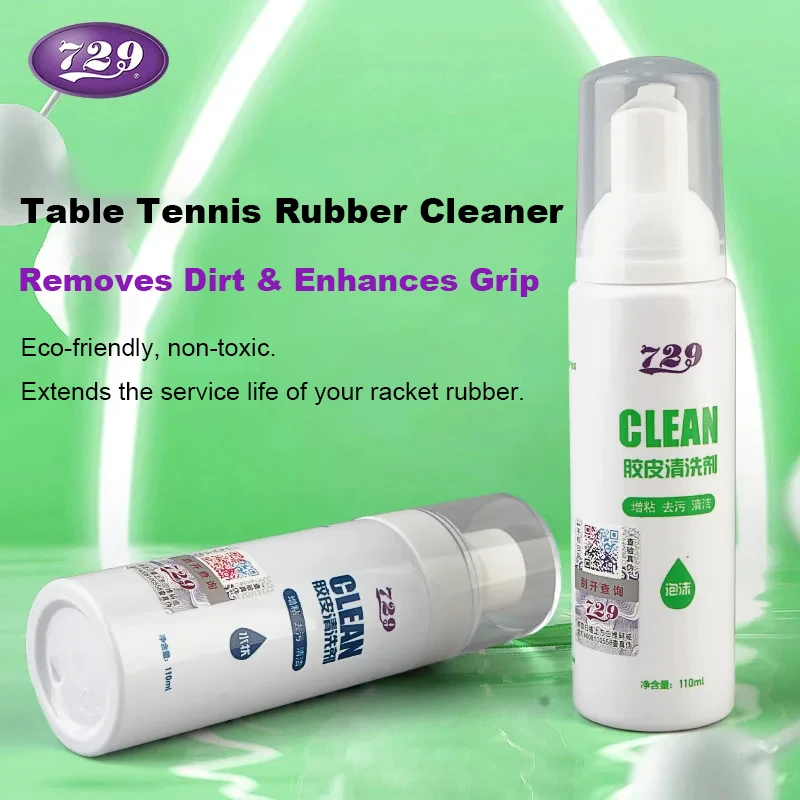 

110 мл Friendship 729 Очиститель резины для настольного тенниса Очиститель пены и реверсивная жидкость для резинового пинг-понга Bat Clean Care Кондиционер