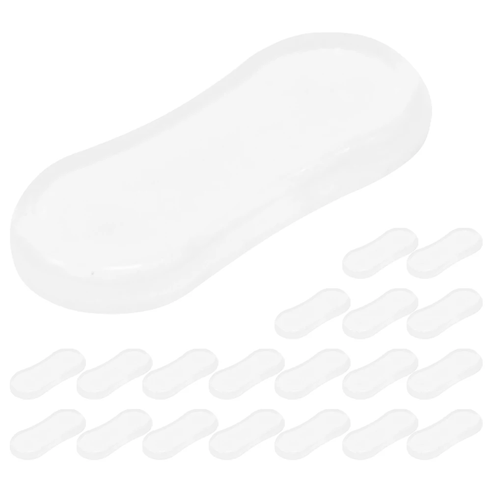 

20Pcs Toilet Lid Bumpers Transparent Cushioning Silent Design Anti-Slip Toilet Seat Cover Pads Bidet Attachment