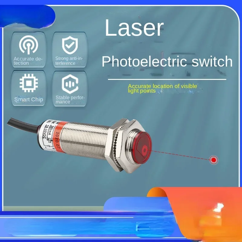 

M18 Diffuse Reflection Laser Switch SZ-JG-30MFS1 Infrared Sensor Normally Open Normally Closed