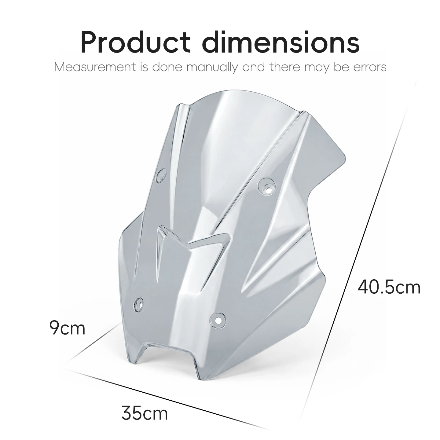 368G New Motorcycle Windshield Air Deflector Effectively Blocks Wind For Zontes 368G 368 G 368g