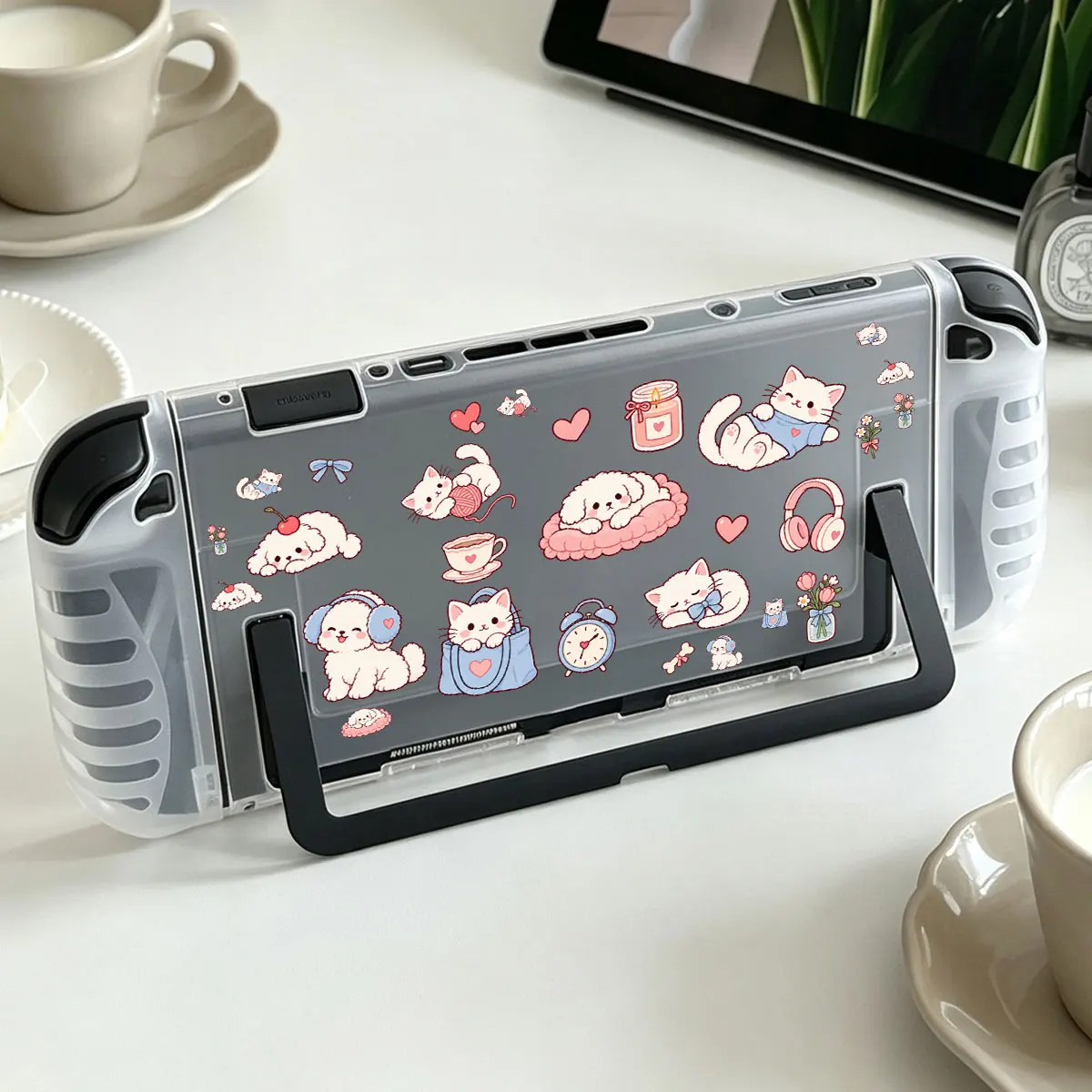 Premium Hard Acrylic Protector Shell Detachable Joy-Con Split-type Housing for Nintendo Switch 2 NS2 Console Dockable Base