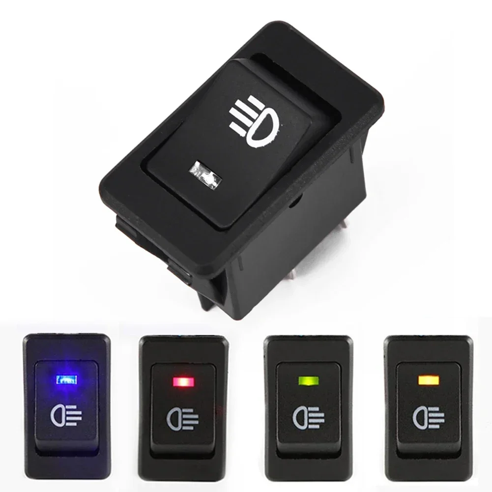 Superior Quality ASW-17D Rocker Switch ON-OFF 2-position 4-pin LED 12V 35A Fog Lamp Work Light Lighting System- Accessories