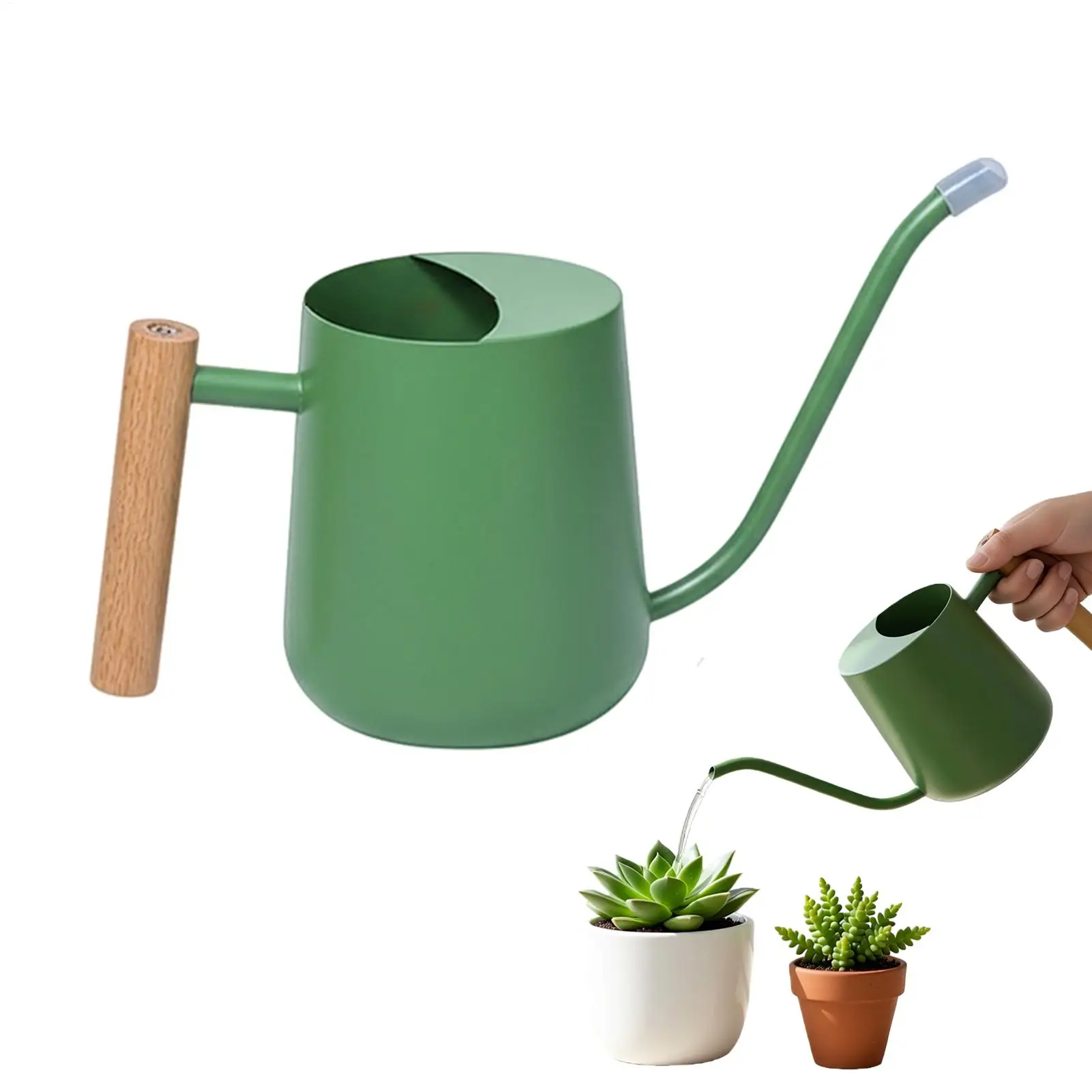 

Лейка с длинным носиком 1000 мл и ручкой, садовая ирригационная кастрюля, современная декоративная лейка с длинной насадкой, садовый аксессуар